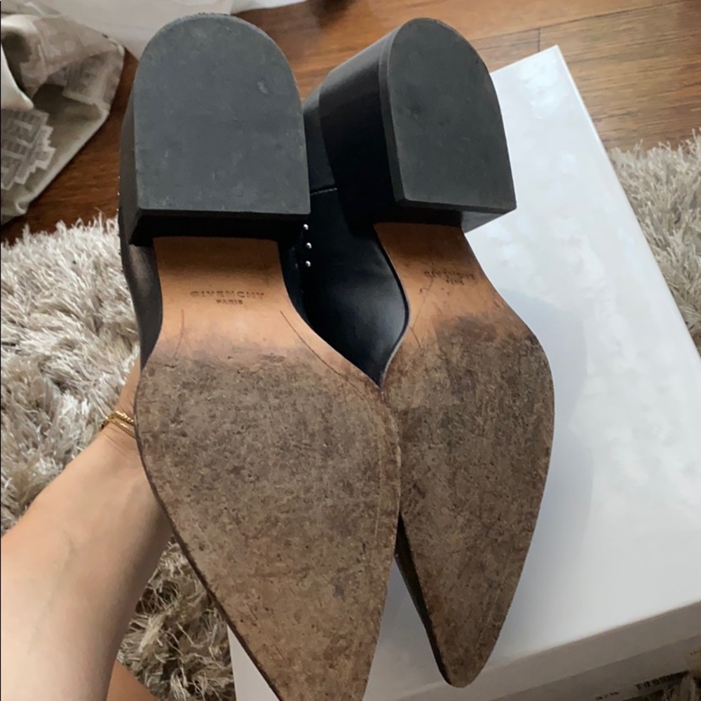 Givenchy Black Leather Booties - image 3